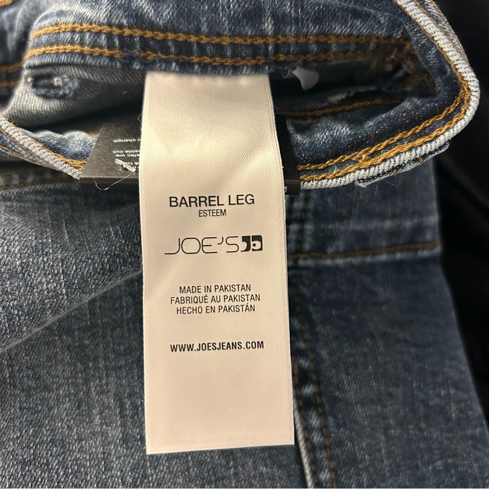 NWT Joe's Jeans Barrel Leg Side Pocket Denim Esteem Jeans - Size 31 - Picture 10 of 10